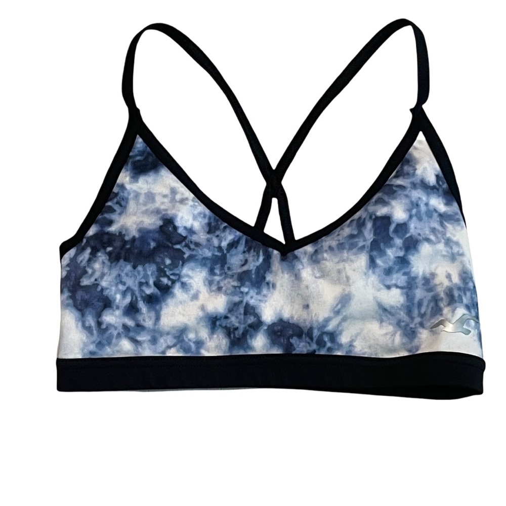HOLLISTER Racerback Sports Bra with Removable Padding Size S